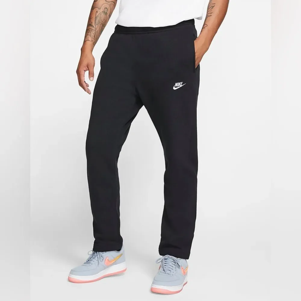 Nike Sportswear Club Fleece Straight Fit Leg Pants Black size XL NWT in packag